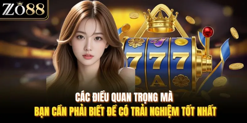 Các điều quan trọng mà bạn cần phải biết đề có trải nghiệm tốt nhất
