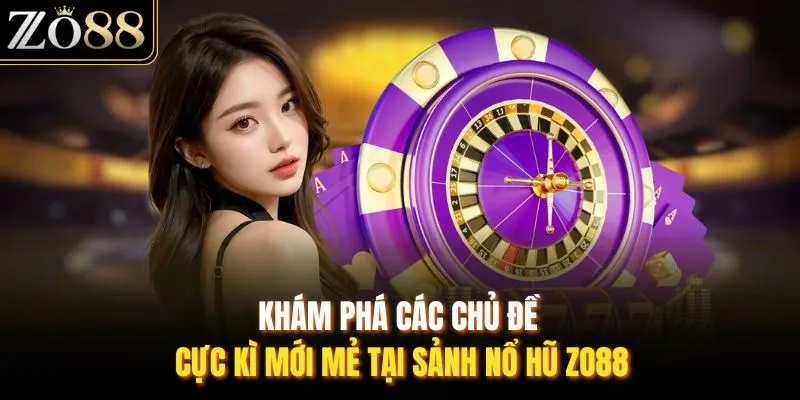 Khám phá các chủ đề cực kì mới mẻ tại sảnh Nổ hũ ZO88