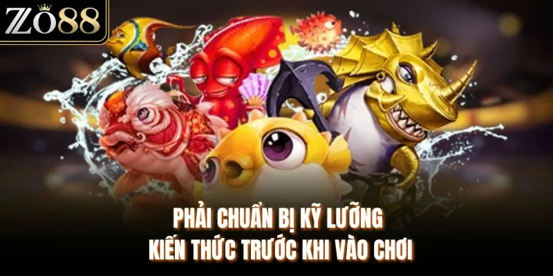 Khi bắt đầu bạn nên tập trung vào cá nhỏ để tích lũy điểm